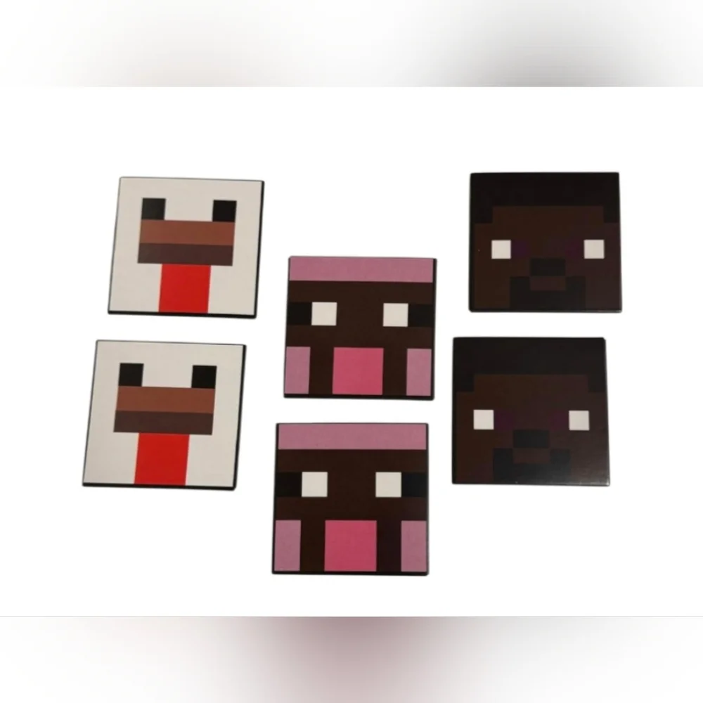 Minecraft Decoration for party Cupcakes with character themes